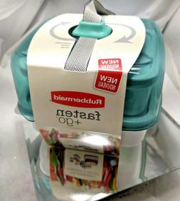 Rubbermaid Fasten + Go Sandwich Kit, Color Seafoam Green