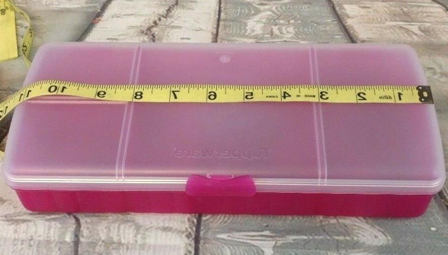 Tupperware Things Divided Box Container with Snack Keeper