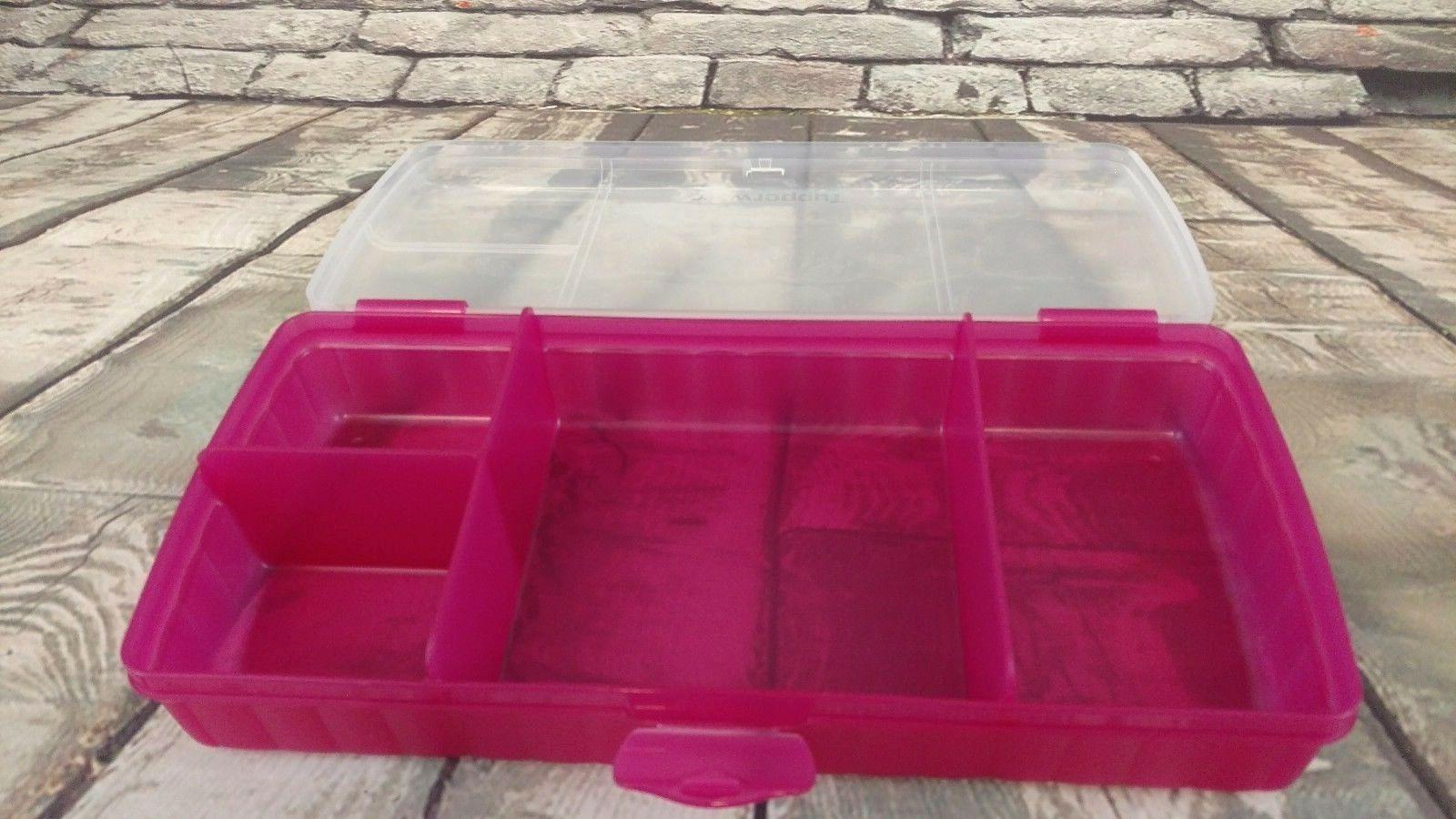 Tupperware Lunch Things Divided Pink with Clear Keeper