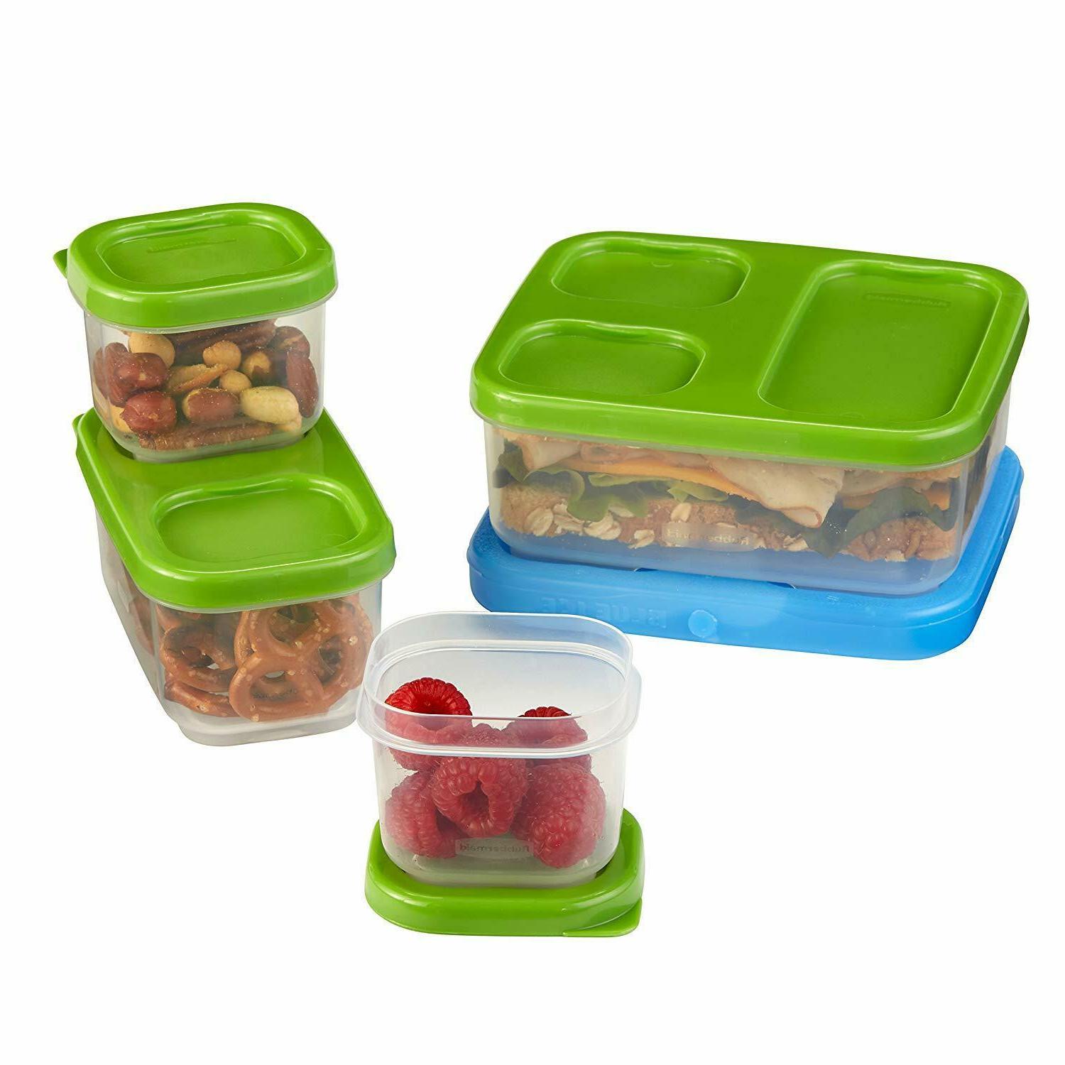 Rubbermaid LunchBlox Sandwich Kit Durable Lunch Box Food