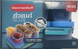 Rubbermaid Lunch Blox Large Entree Kit with Side & Snack Con