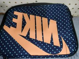 Insulated Hard Interior Durable Blue Polka Dot New