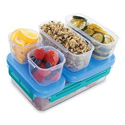 Rubbermaid LunchBlox Leak-Proof Entree Lunch Container Kit, 
